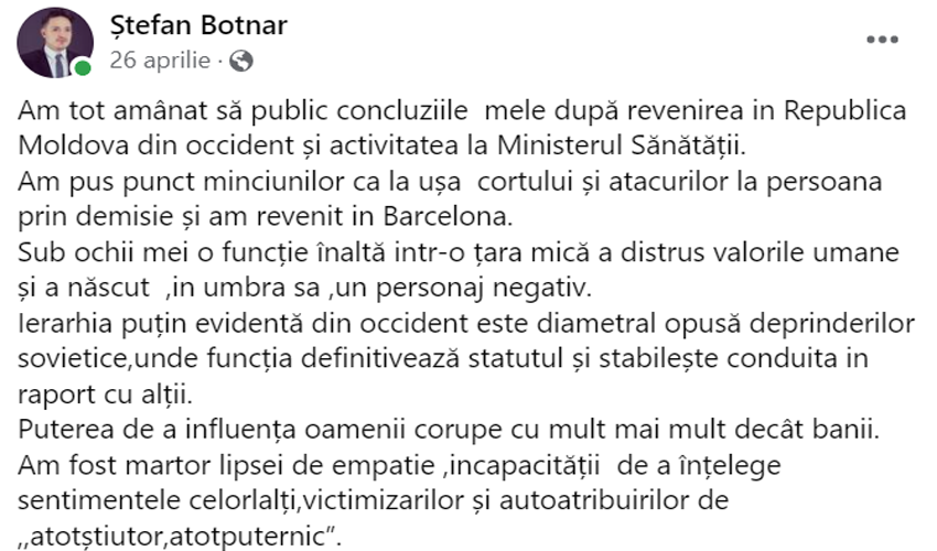 S N Tate Info Tefan Botnar Ex Consilier N Cabinetul Ministrei