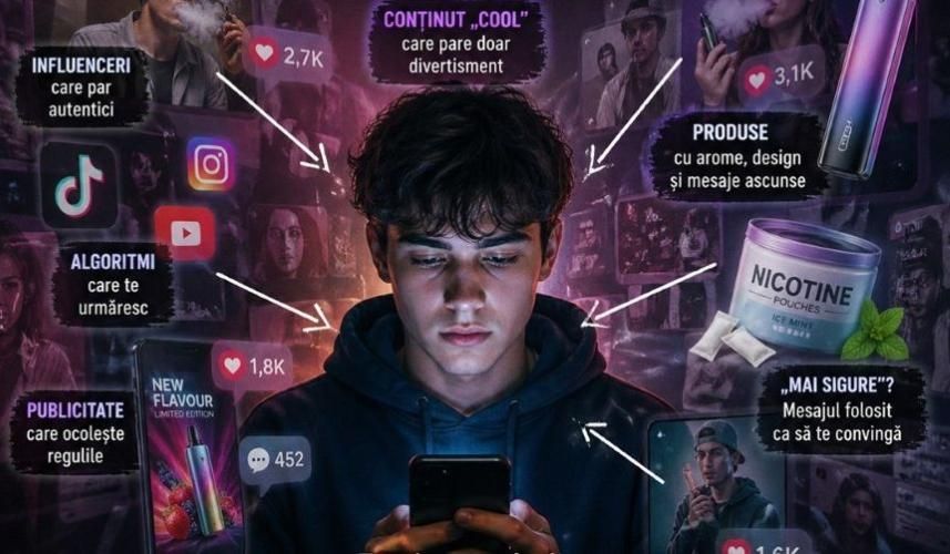 DEPENDENȚA DE TUTUN NU DISPARE, EA SE TRANSFORMĂ. Industria tutunului își promovează produsele pe rețelele de socializare