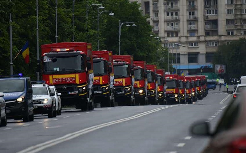20 de camioane cu ajutor umanitar și medical, oferit de România, în drum spre Republica Moldova. Un alt ajutor umanitar, în valoare de 50 de mii de euro, a fost oferit de Germania