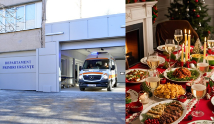 De la masă la spital. Come alcoolice, hemoragii gastrointestinale, gastrite și pancreatite – „meniul” diagnosticelor de sărbători