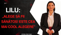 Lilu Ojovan: „Alege să fii sănătos! Este cea mai cool alegere”