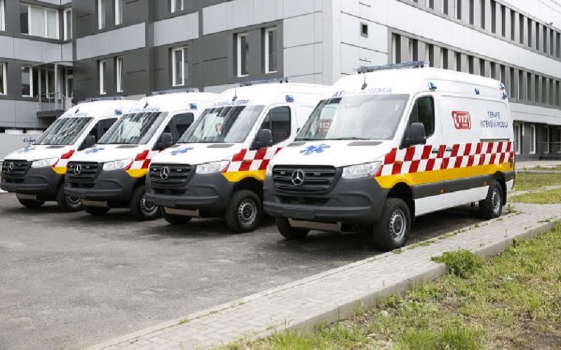 1 milion de Euro au costat cele 8 ambulanțe de tip C, cumpărate de Ministerul Sănătății, din creditul oferit de Banca Mondială