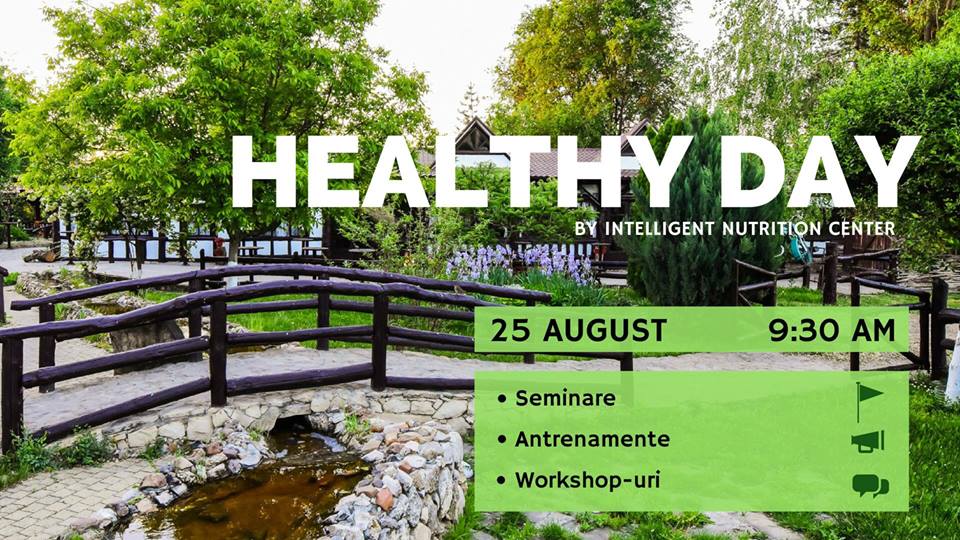 Vino să petreci ultima sâmbătă din această vară frumos. HealthyDay – evenimentul care te învață să adopți un stil de viață sănătos